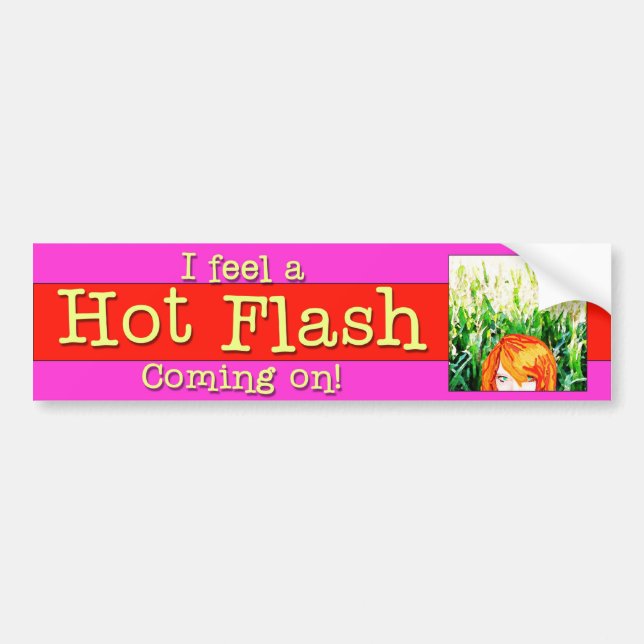 Menopausal Bumper Sticker (Front)