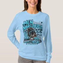 Menopause Narcolepsy in Blues Long-Sleeved T-Shirt