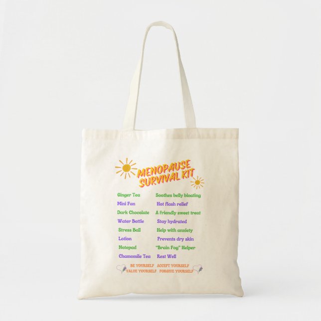 Menopause Survival Kit Bag (Front)