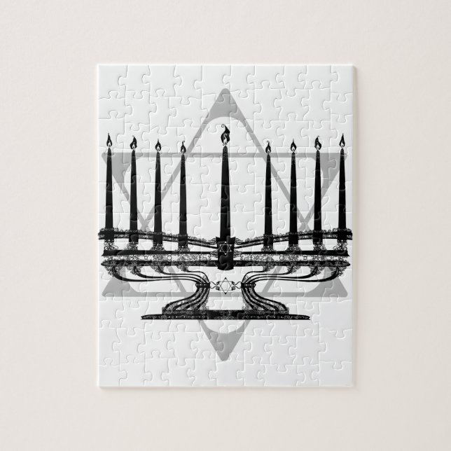 Menorah and Star I Jigsaw Puzzle (Vertical)
