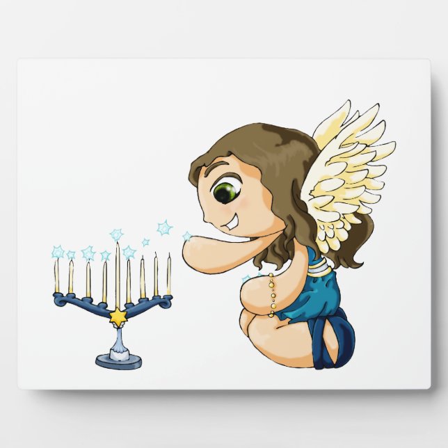 Menorah Angel Plaque (Front)