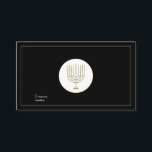 Menorah Business Card<br><div class="desc">Menorah Business Card can be used for multiple purposes. The Menorah Business Card is fully customisable. Designed by Norman Reutter</div>