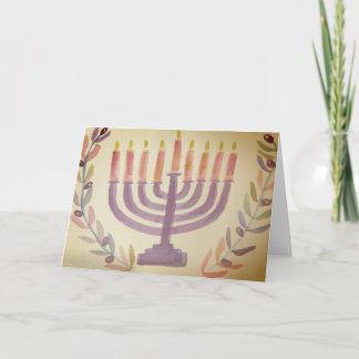 Menorah Card