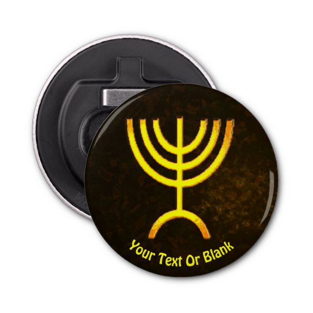 Menorah Flame Bottle Opener (Front)
