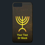 Menorah Flame Case-Mate iPhone Case<br><div class="desc">A brown and gold digital rendering of the Jewish seven-branched menorah (Hebrew: מְנוֹרָה‎). Add your own text. The seven-branched menorah, used in the portable sanctuary set up by Moses in the wilderness and later in the Temple in Jerusalem, has been a symbol of Judaism since ancient times and is the...</div>