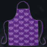 Menorah Hanukkah Apron<br><div class="desc">Celebrate eight days and eight nights of the Festival of Lights with Hanukkah cards and gifts. The festival of lights is here. Light the menorah, play with the dreidel and feast on latkes and sufganiyots. Celebrate the spirit of Hanukkah with friends, family and loved ones by wishing them Happy Hanukkah....</div>