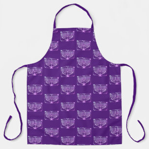 Menorah Hanukkah Apron