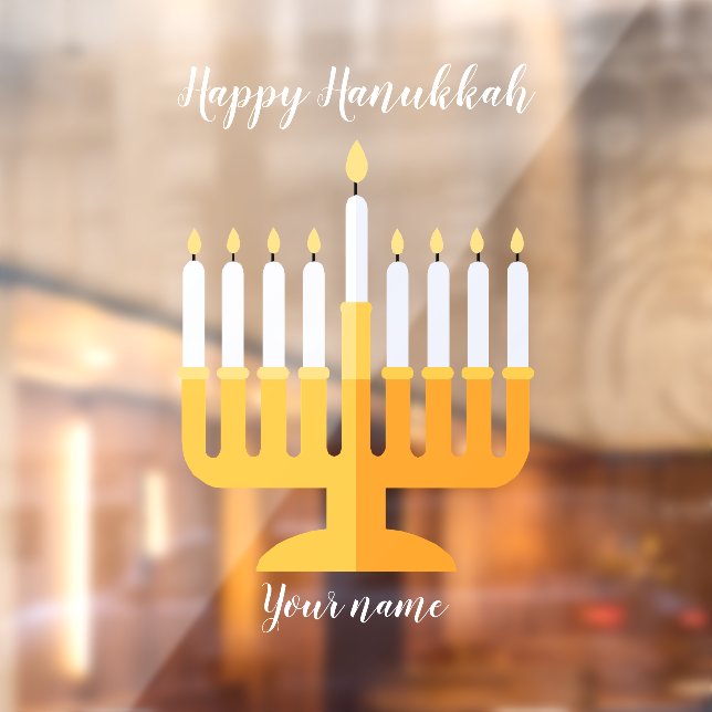 Menorah Happy Hanukkah (Sheet 2)