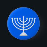 Menorah Holiday Button<br><div class="desc">Hanukkah Menorah Holiday Button</div>