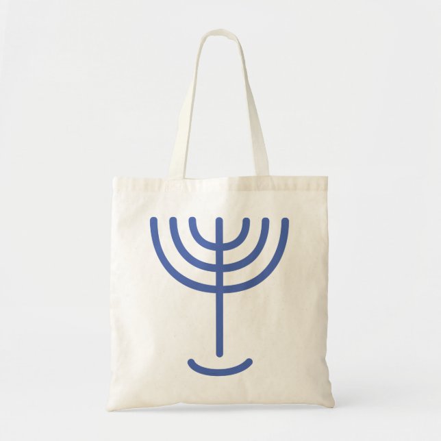 Menorah Icon Tote Bag (Front)