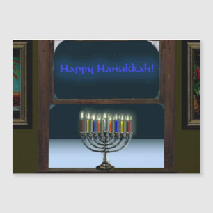 Menorah In The Window