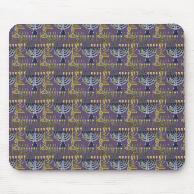 Menorah Mouse Pad (Front)