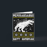 Menorahsaurus Happy Hanukkah Dino Chanukah Toddler Card<br><div class="desc">Menorahsaurus Happy Hanukkah Dino Chanukah Toddler Boys Kids</div>