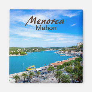 Menorca Mahon Port Magnet