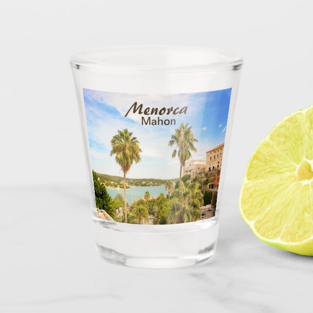Menorca Mahon Souvenir Shot Glass (Front)
