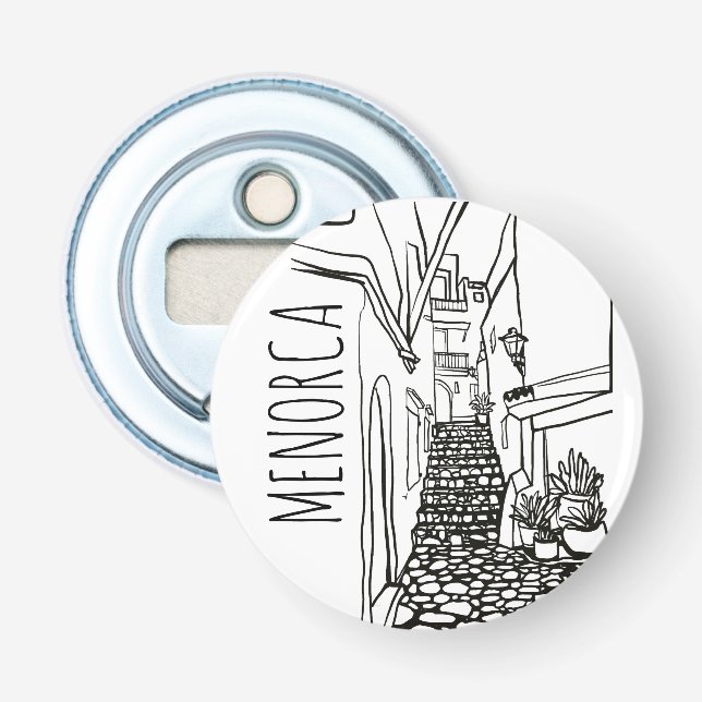 Menorca, spain bottle opener (Front)