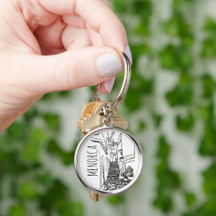 Menorca, spain key ring