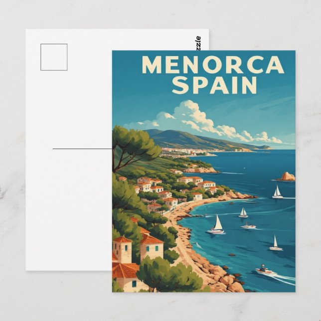 Menorca Spain Postcard (Front/Back)