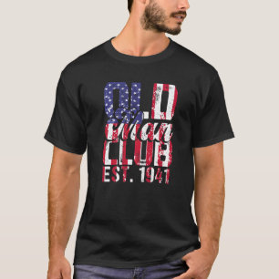 Mens 1941 Birthday Party  Old Man Club Est 1941 Re T-Shirt