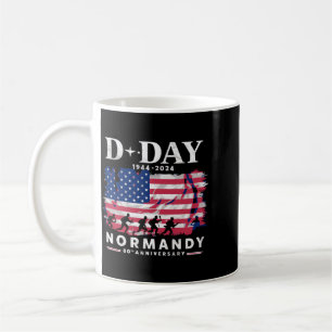 Mens 1944 D-Day 2024 Opviion Overlord 80th Coffee Mug