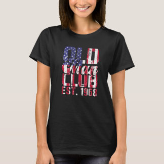 Mens 1968 Birthday Party  Old Man Club Est 1968 Re T-Shirt