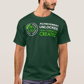 Mens 1st Fathers Day Gifts, Achievement Unlocked F T-Shirt