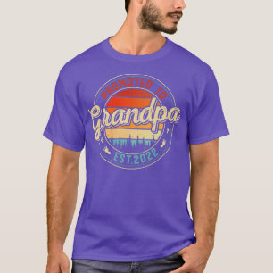 Mens 1st Time Grandfather Retro Vingate Promoted T T-Shirt