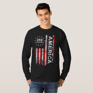 Mens 250 Years America  T-Shirt