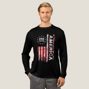 Mens 250 Years America  Tri-Blend Shirt