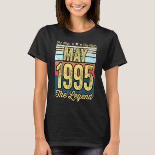 Mens 26th Birthday The Man The Myth The Legend May T-Shirt