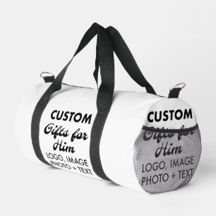Men's 30L Sports Duffel Bag Custom Gifts for Him
