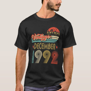 Mens 30th Birthday 30 Year Old Vintage December 1 T-Shirt