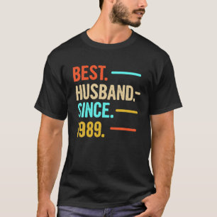 Mens 32Nd Wedding Anniversary Gift Best Husband Si T-Shirt