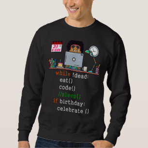 Mens 37th Birthday I Software Engineer & Coder I E Sweatshirt