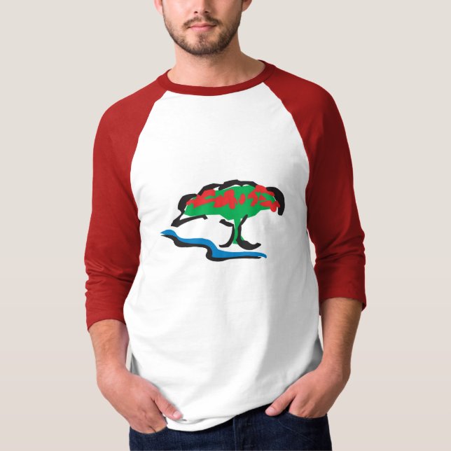 Mens 3/4 Sleeve T-Shirt (Front)