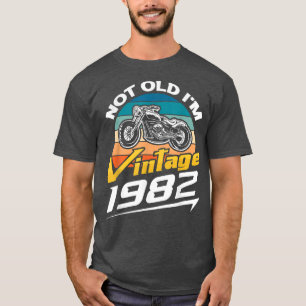 Mens 40th Birthday Man Biker Legend Motorcycle Cho T-Shirt