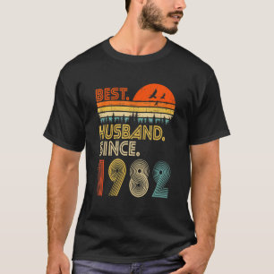 Mens 40th Wedding Anniversary Best Husband Since T-Shirt