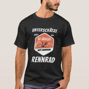 Mens 50Th Birthday Man Road Bike Bicycle Saying T-Shirt