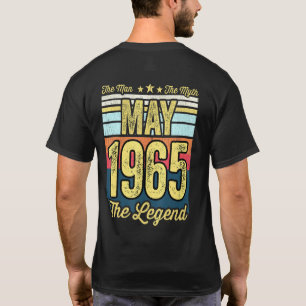 Mens 56th Birthday The Man The Myth The Legend May T-Shirt