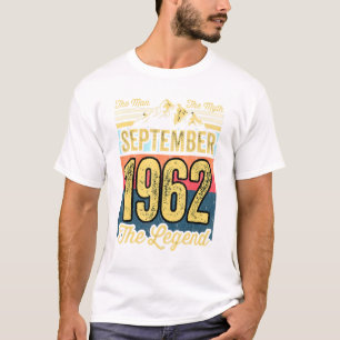 Mens 59th Birthday The Man The Myth The Legend Sep T-Shirt