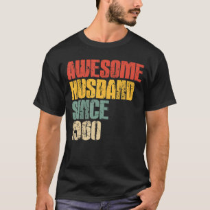 Mens 63rd Wedding Anniversary for Him Awesome Husb T-Shirt