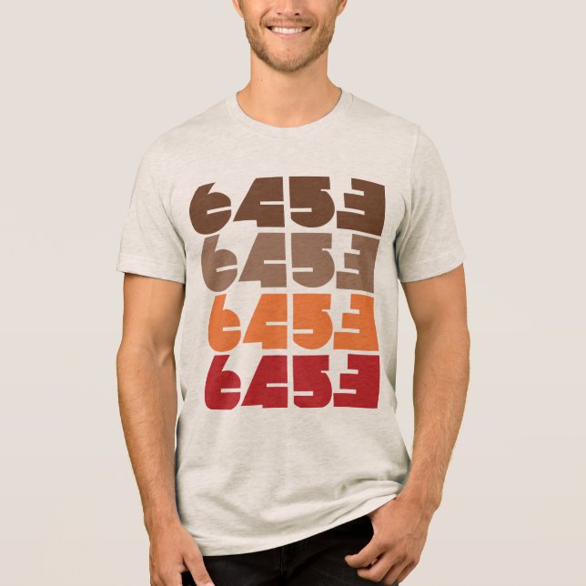 Men's 6453 Block Graphic Tee (Front)