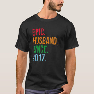 Mens 6th Wedding Anniversary Ideas Epic Husband Si T-Shirt