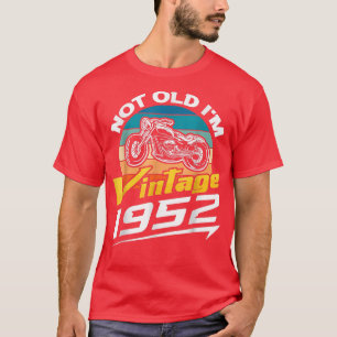 Mens 70th Birthday Man Biker Legend Motorcycle Cho T-Shirt