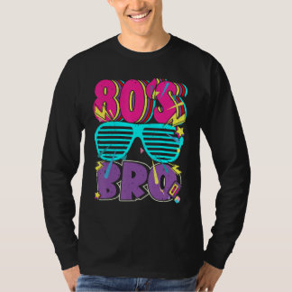 Mens 80s Bro Boy Retro This is My 80'S Bro Costume T-Shirt