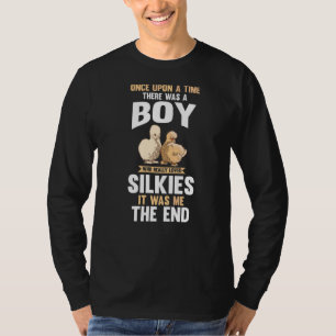 Mens A Boy Who Really Loved Silkie Chickens T-Shirt