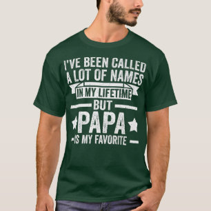 Mens A lot of names Papa is my favourite Papa T-Shirt