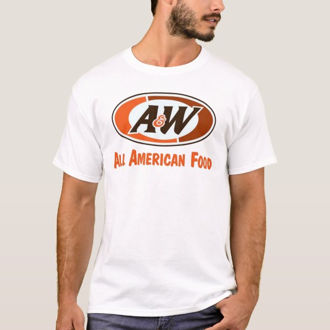 Men's A&W American Food Nostalgia T Shirt (Front)