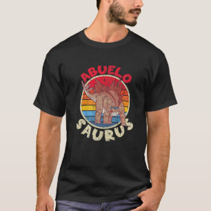 Mens Abuelo Saurus I Stegosaurus Stenops I Family T-Shirt