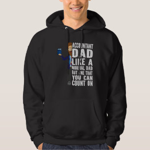 Mens Accountant Dad The One You Can Count On Tax E Hoodie